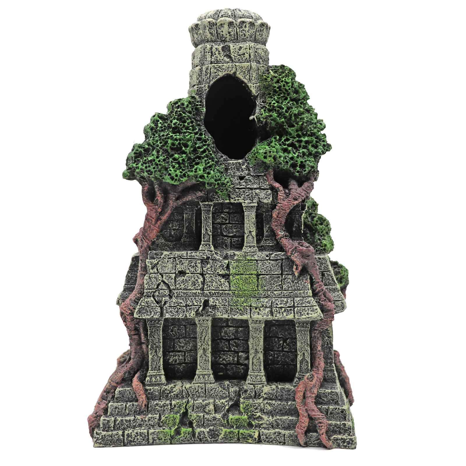 Decoracion Acuario Estatua De Buda Decoración Acuario Escondidos Cueva, ​Adornos para Acuario Decoracion Piedras 27 X 15 X 9.3 CM