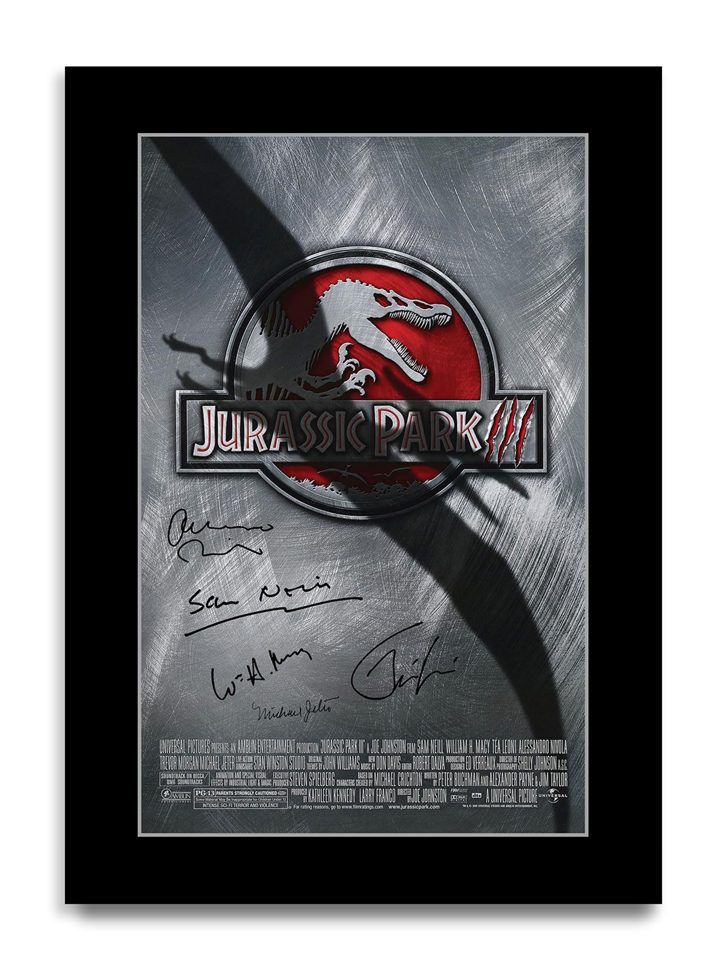 HWC Trading Jurassic Park III Gifts Printed Poster Signed Autograph Picture for Movie Memorabilia Fans (ID-003331) - A4 Print Only