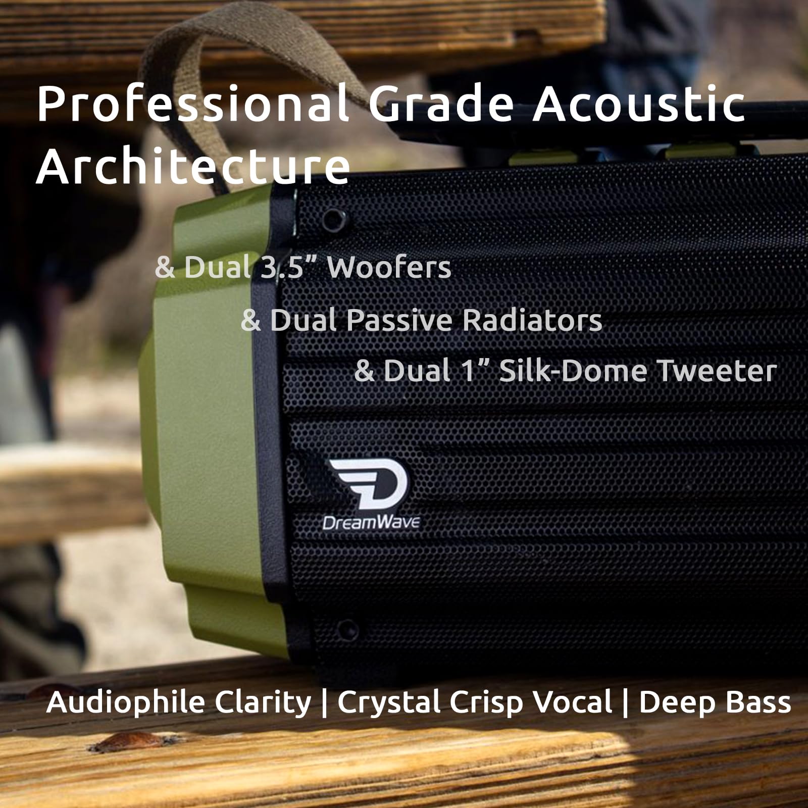 Amazon.com: Dreamwave Tremor III Outdoor Bluetooth Speaker, 100W