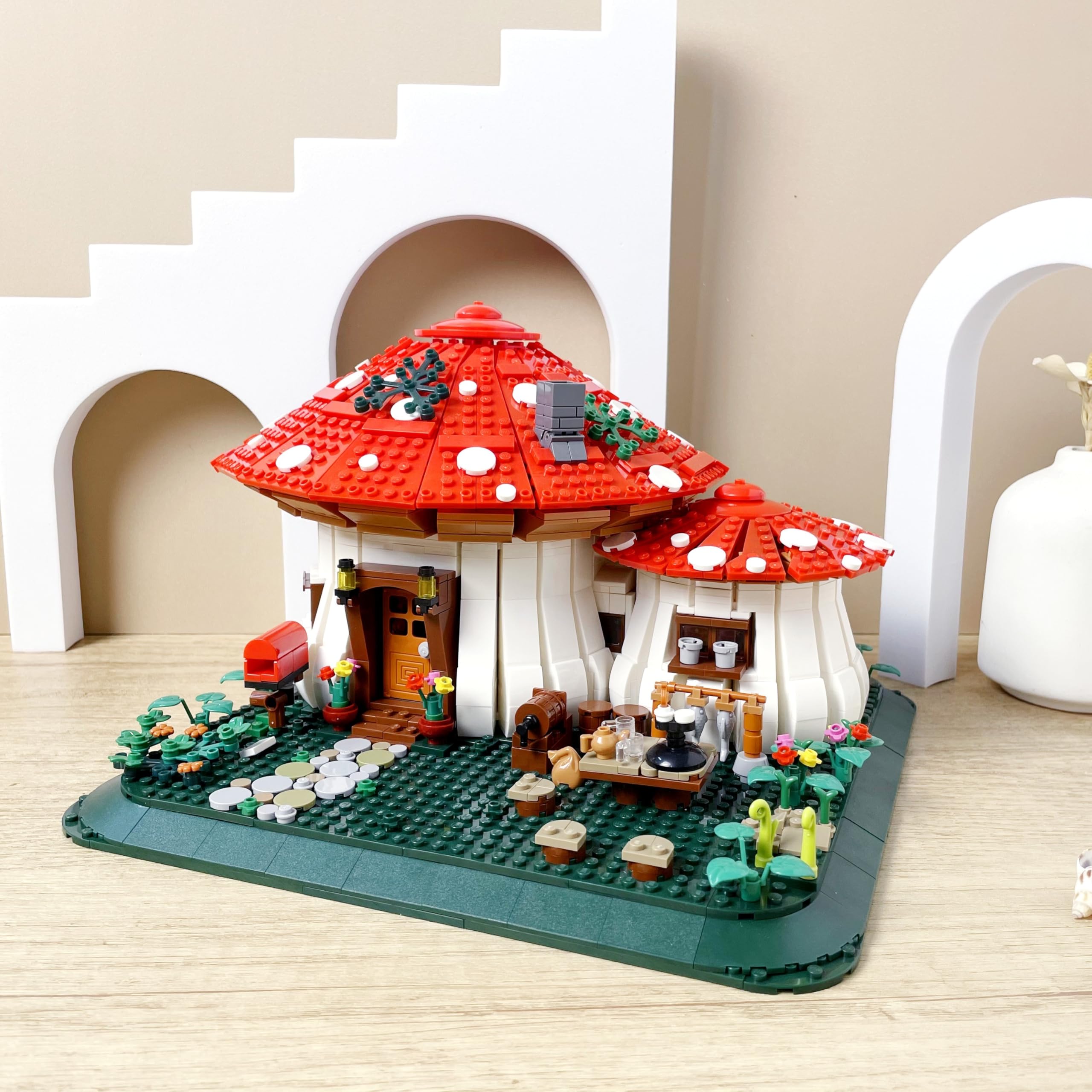 Mini bloques de construcción de casa de hadas con cuento de hadas Fantasy Comes Alive - Nutrir la imaginación, la calma y el compromiso