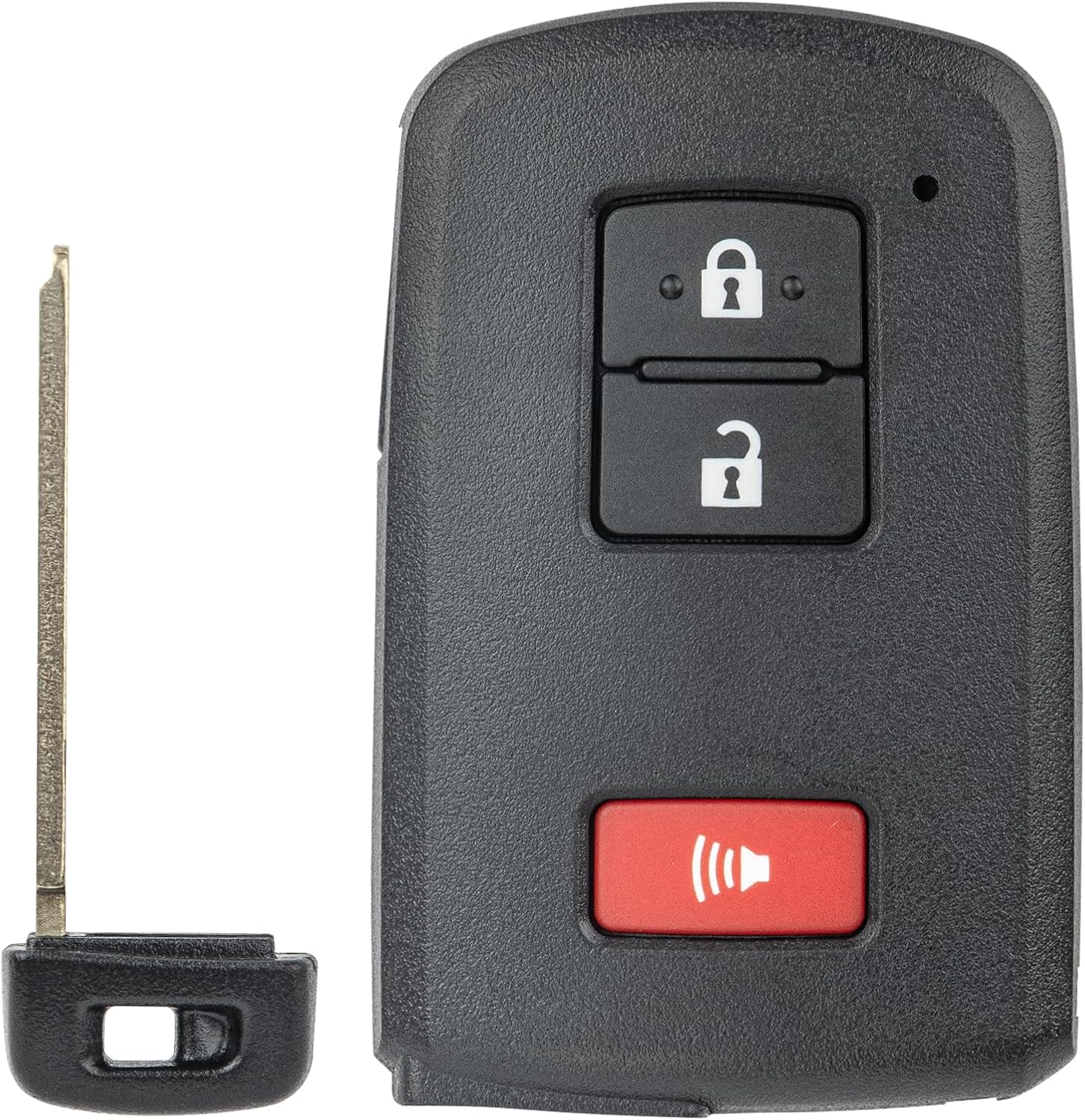 Vurkcy Key Fob Replacement for 2015-2021 Toyota Tacoma/ 19-21 Sequoia Tundra/ 16-18 Land Cruiser/ 17-19 Highlander/ 20-21 4Runner Car Keyless Entry Remote Control, HYQ14FBA, 3 Buttons