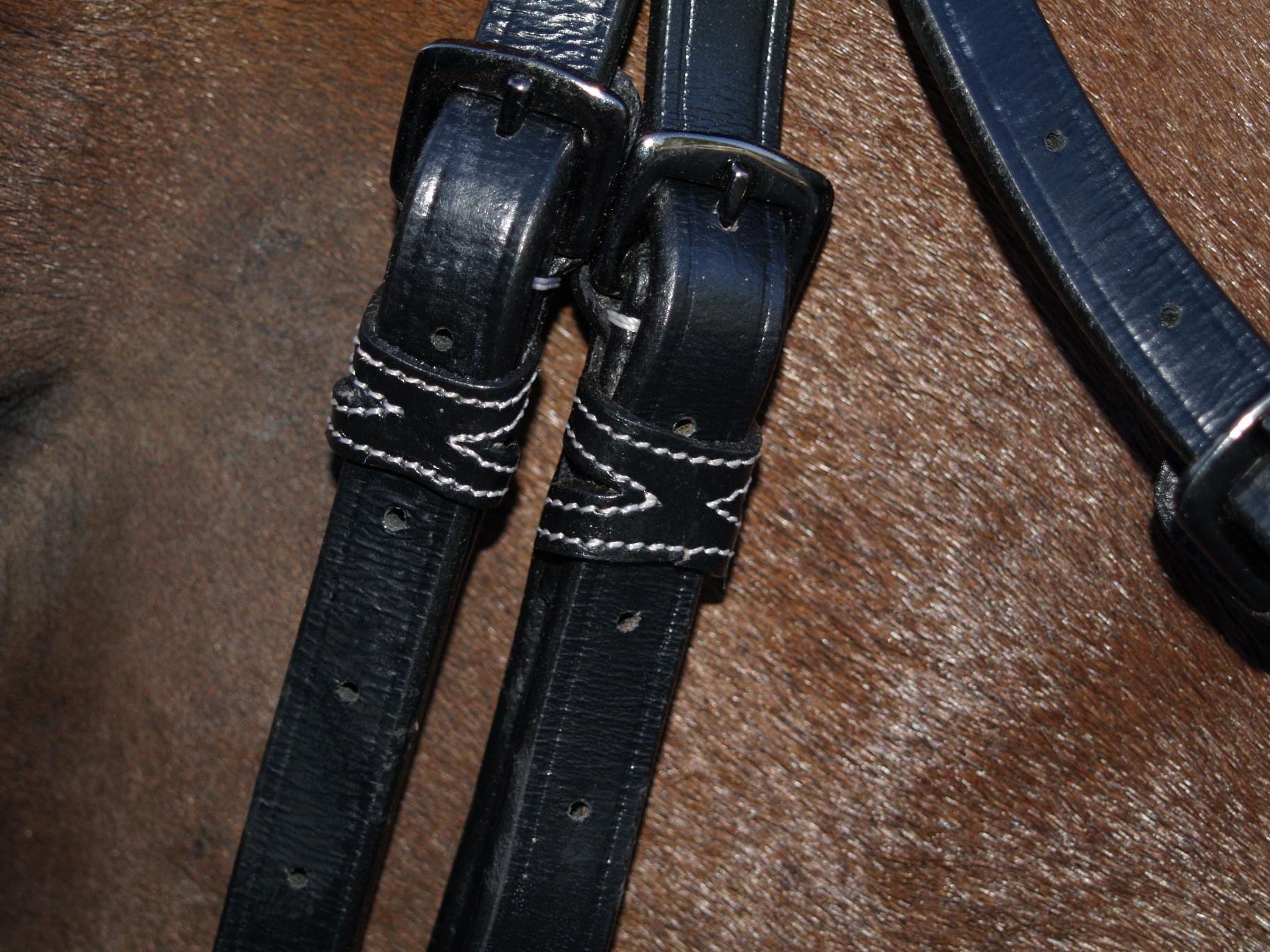 Trense Brilon X Reithalfter X Full Kaltblut extra groß Schwarz weiches Leder Tysons