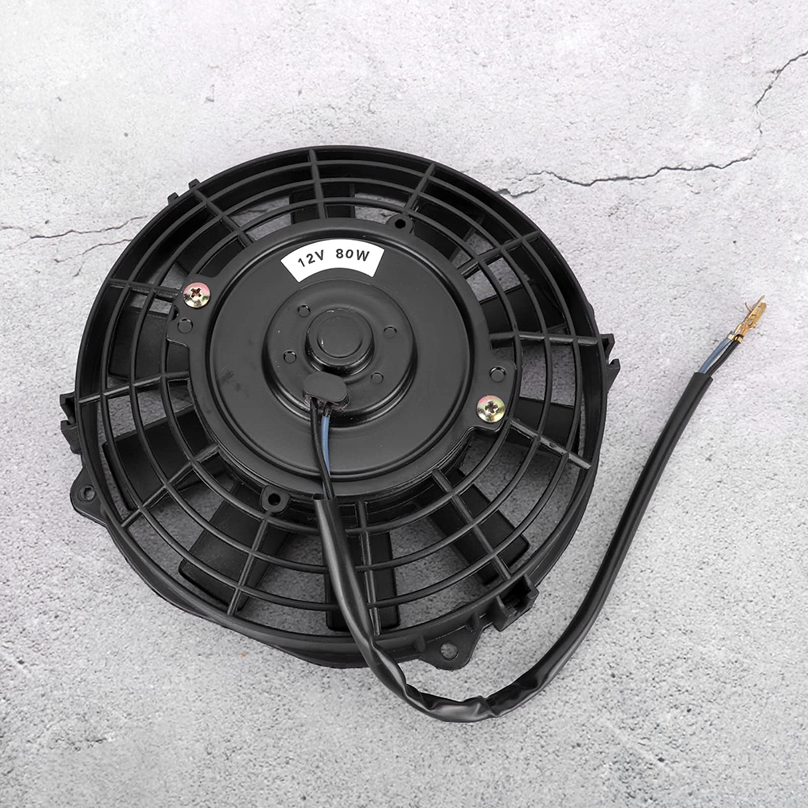 Ventola 12v di Raffreddamento Per Radiatore Elettrico Sottile da 7 Pollici Thermo 12V Universale con Kit di Montaggio
