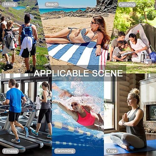 Miniatura 9 de Rainbow Pride Gay LGBTQ - Toalla de playa de microfibra para niños, toalla de baño súper absorbente a prueba de arena, toalla de piscina para