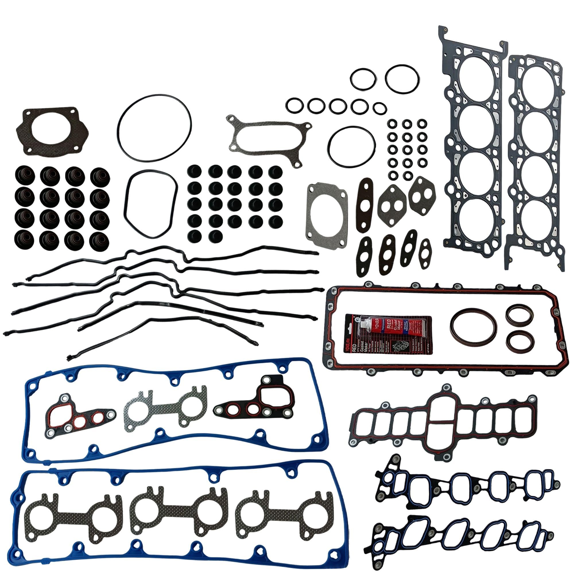Partsflow Full Gasket Set Compatible With 02-11 Ford Explorer Crown Victoria Lincoln Town Car Mercury