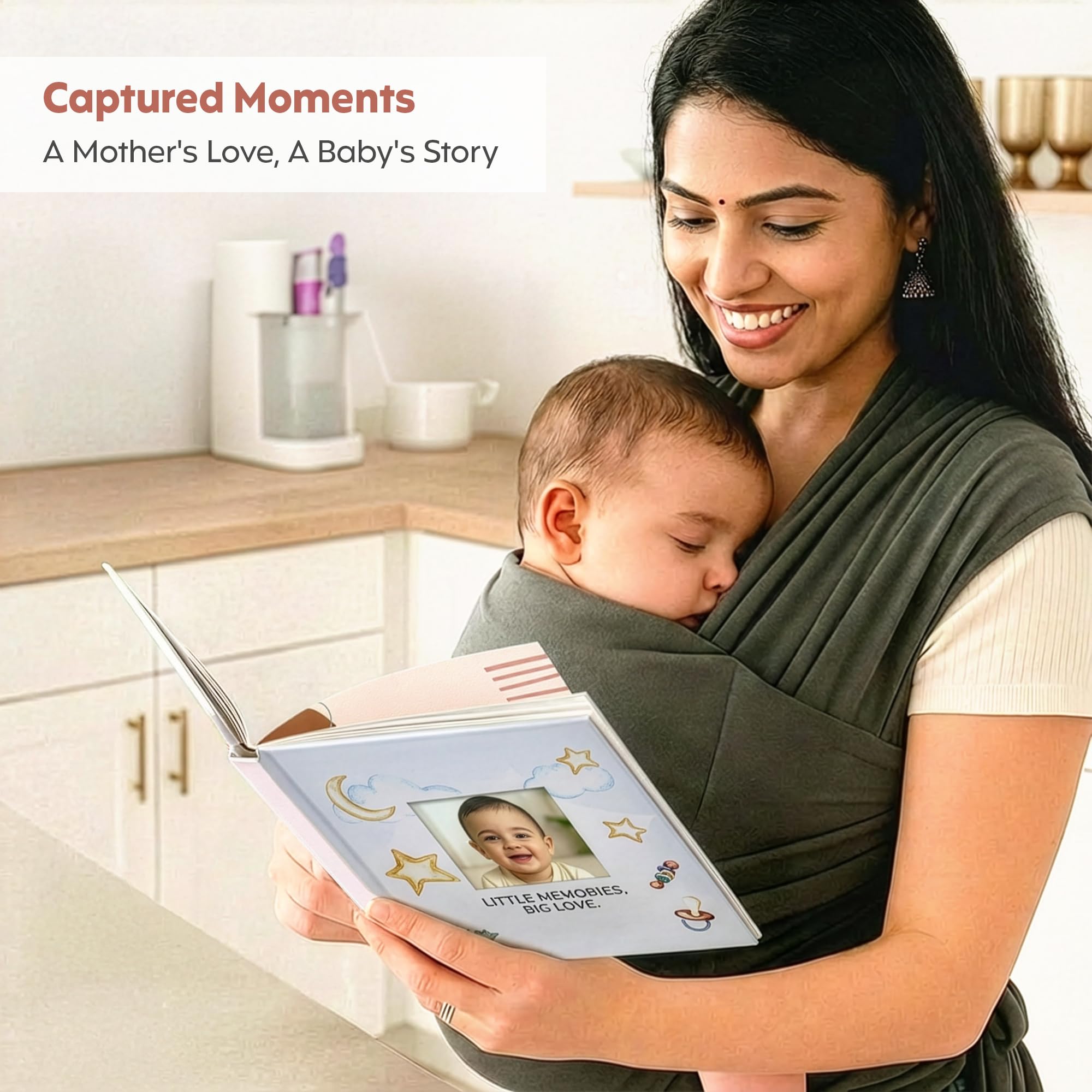 A Baby Cherry Baby Record Book - Memory Book & Baby Journal Record Book || 80 Pages || Milestone Memory Book for Boys & Girls (0 to 5 Years) - Ideal Gift for Newborns & New Parents 1