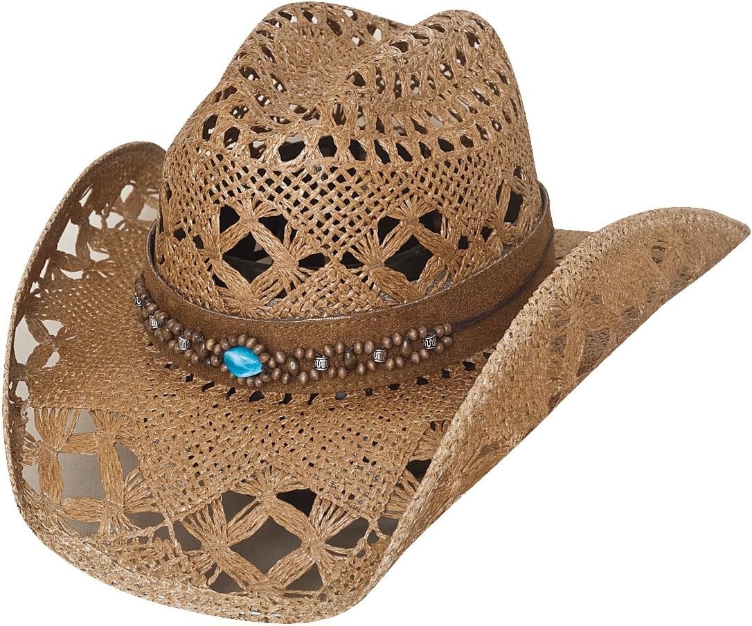 Bullhide Montecarlo Bean Me Up Toyo Straw Western Hat Large Brown