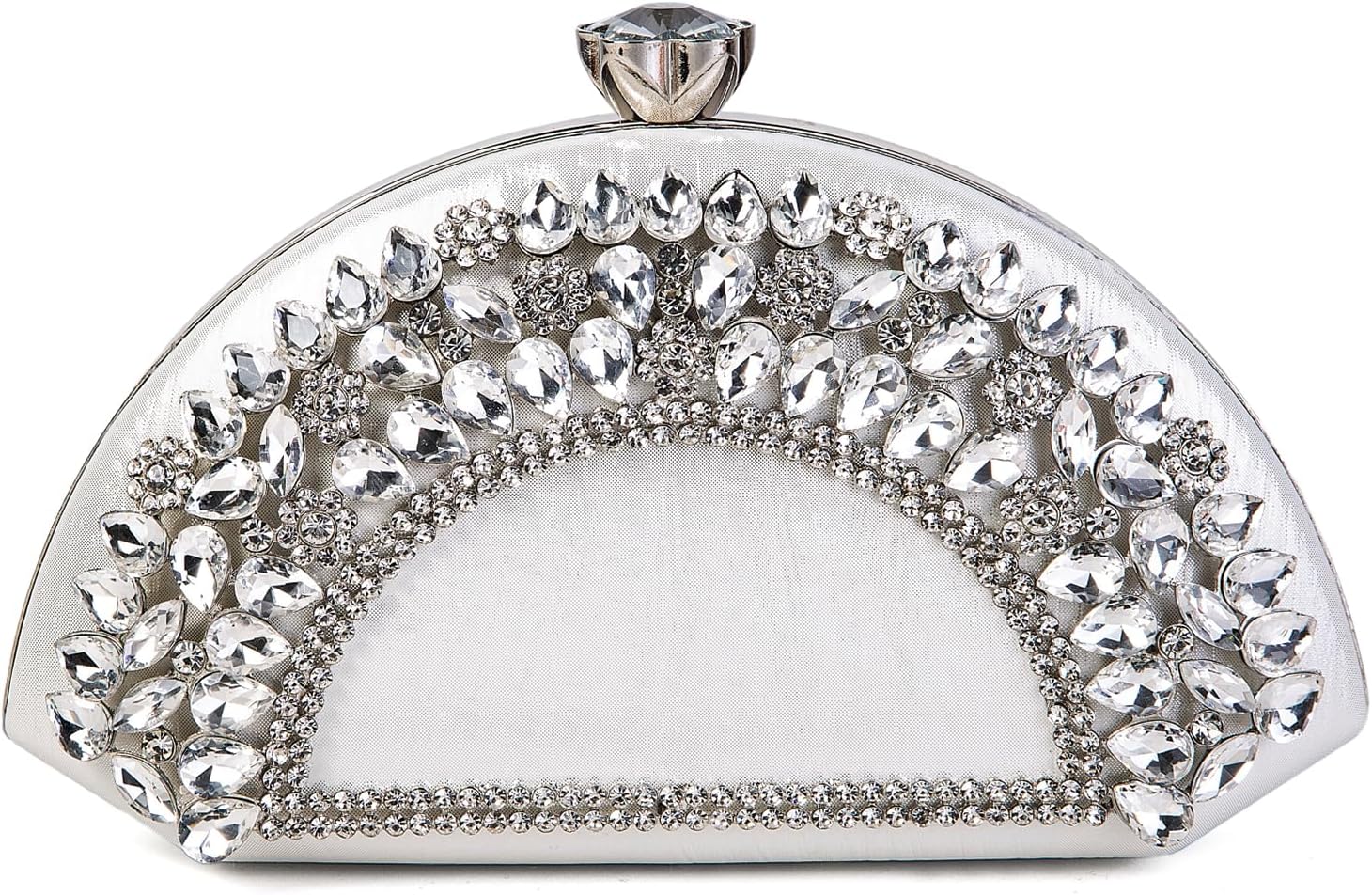 Womens Sparkly Rhinestone Glitter Clutch Purse Evening Handbag Shoulder Bag for Wedding Party Prom