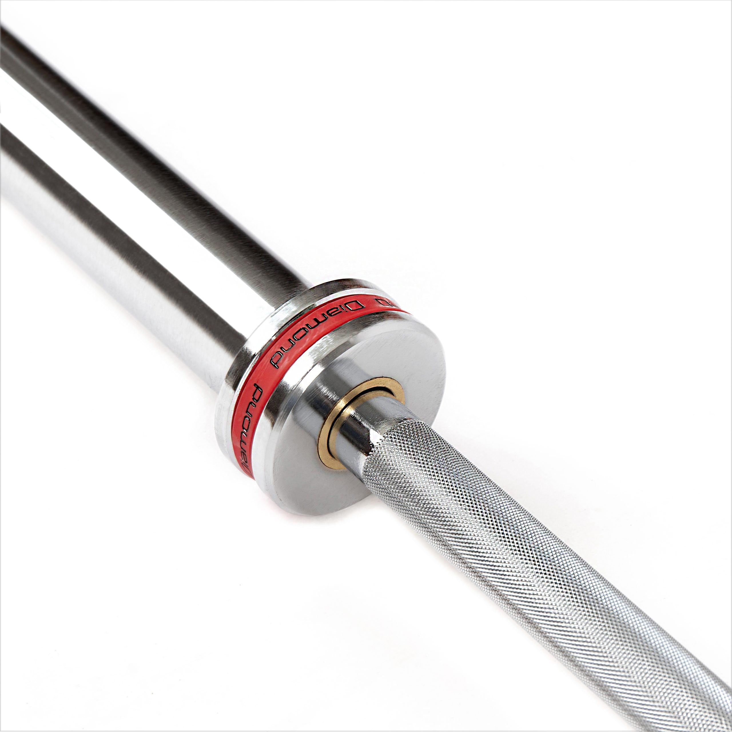 Bilanciere Olimpionico DIAMOND da 150/180/220 cm Power Training [Carico Max 330 kg] Foro Olimpionico 50mm | Impugnatura Antiscivolo