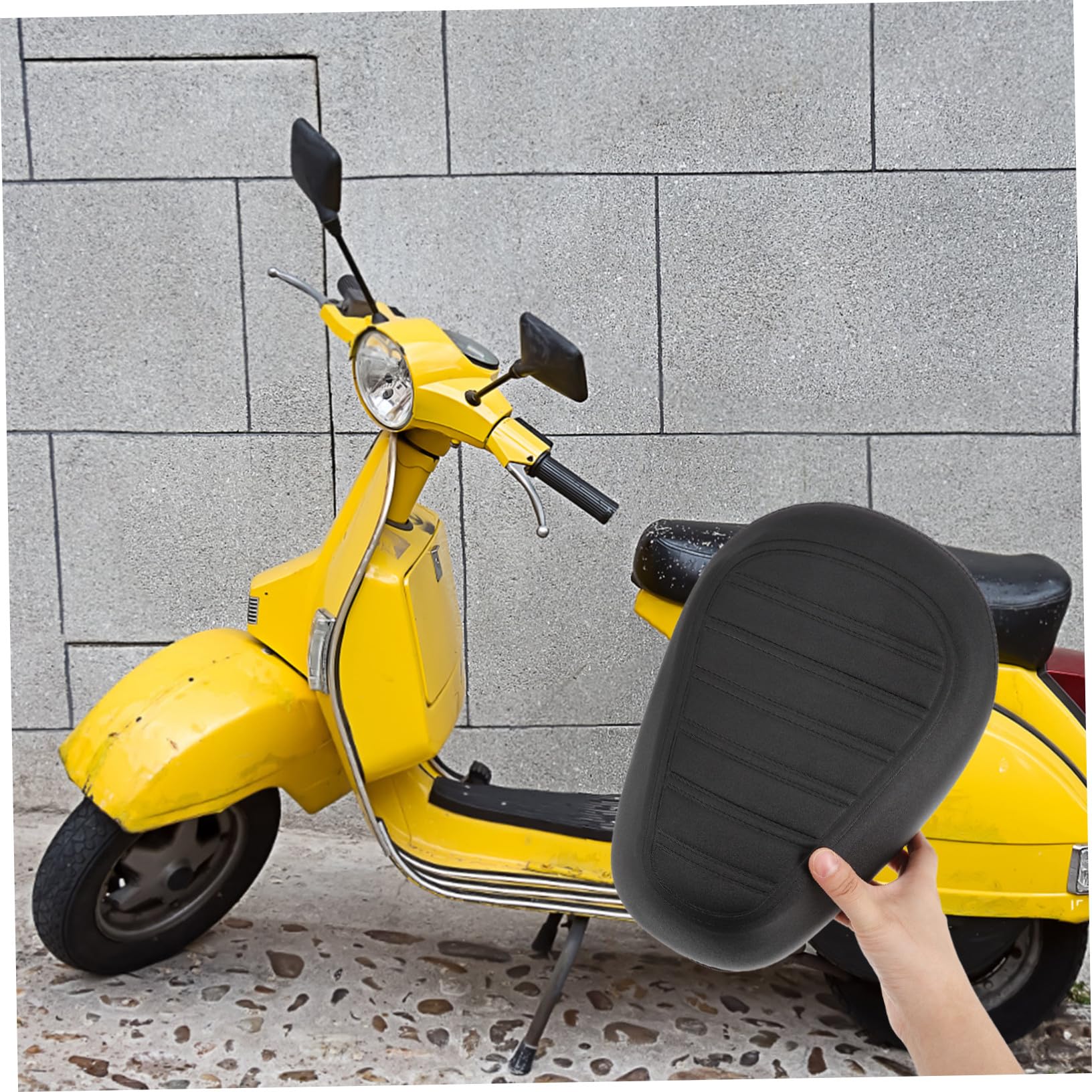 Fahrradsattel Schwarz aus Hochelastischem Schwamm für E-Bikes