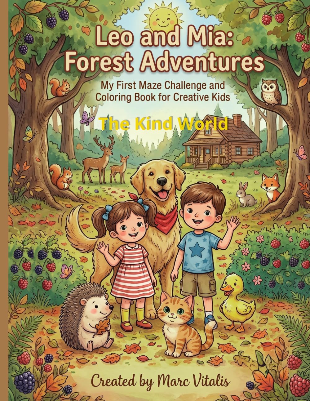 Leo and Mia: Forest Adventures: My First Maze Challenge and Coloring Book for Creative Kids (The Kind World)