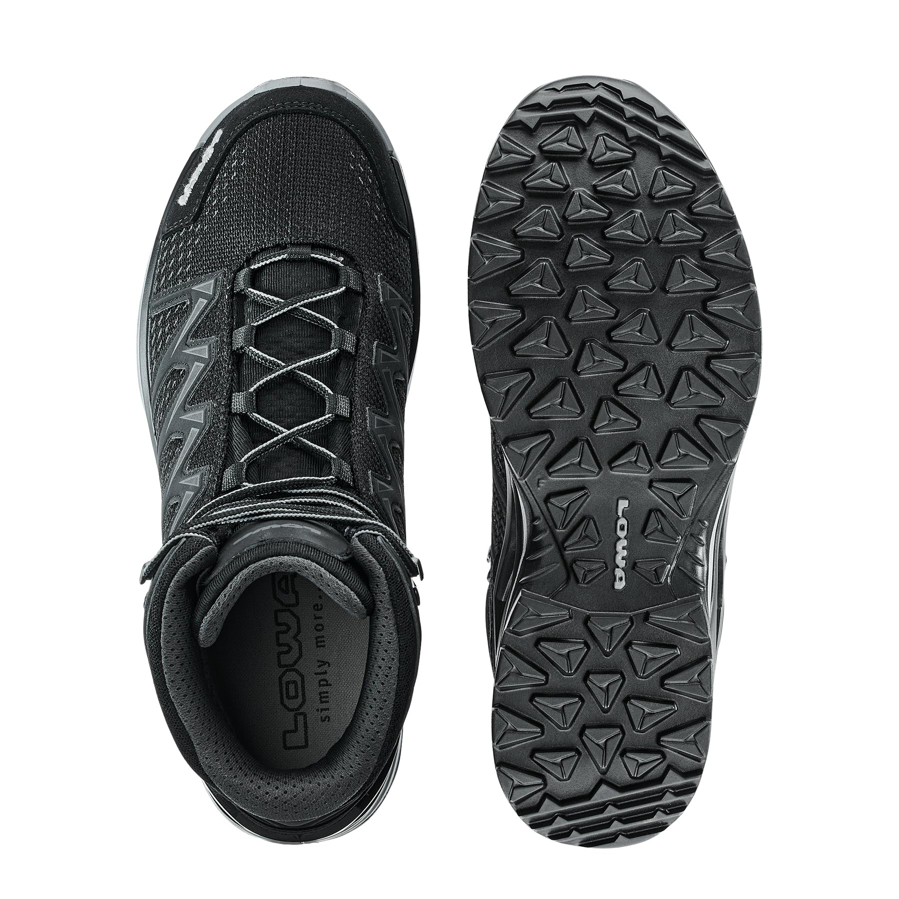 LOWA Adult Innox Pro GTX MID - Scarpe da trekking leggere, da uomo, colore: Nero