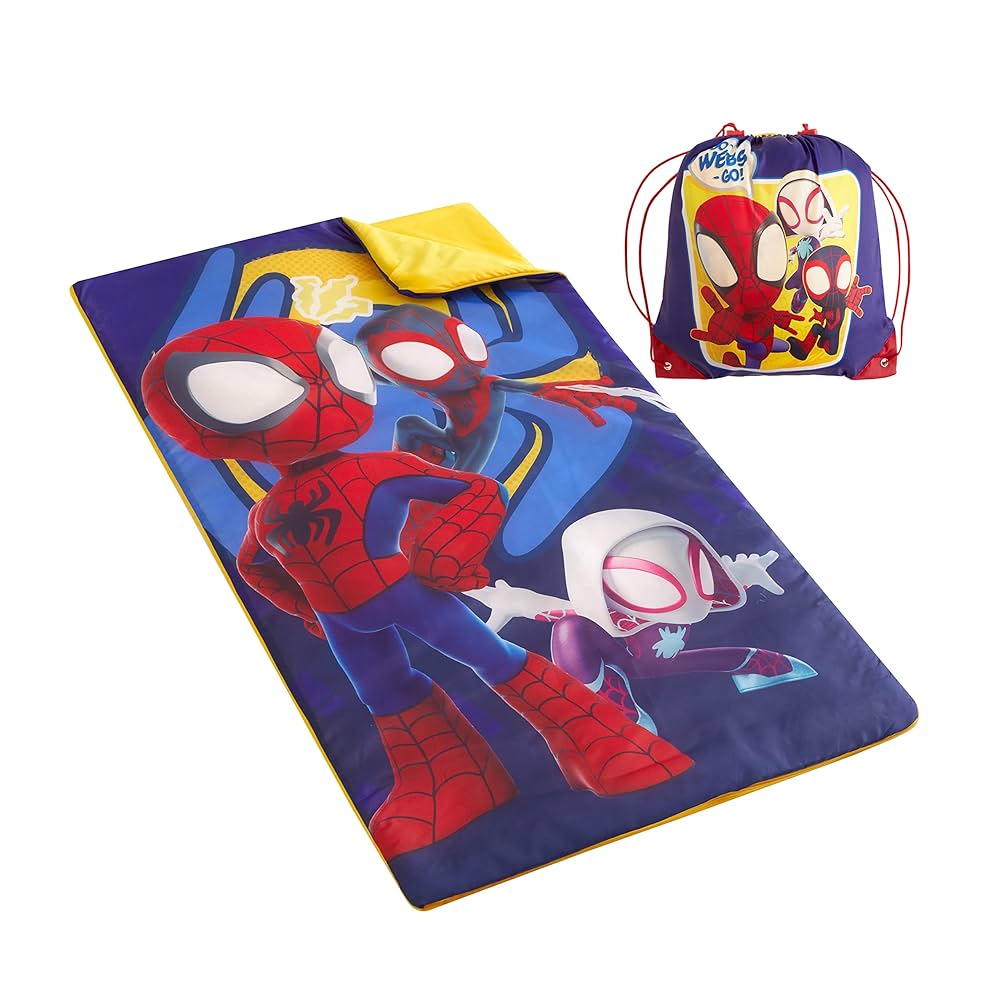 Amazon.com: Spidey and his Amazing Friends Sling Bag Slumber Set
