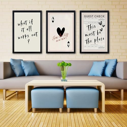 Miniatura 4 de Lienzo decorativo de pared Y2k en blanco y negro con texto en inglés What If All Workout, impresiones preppy retro funky estéticas para decoración