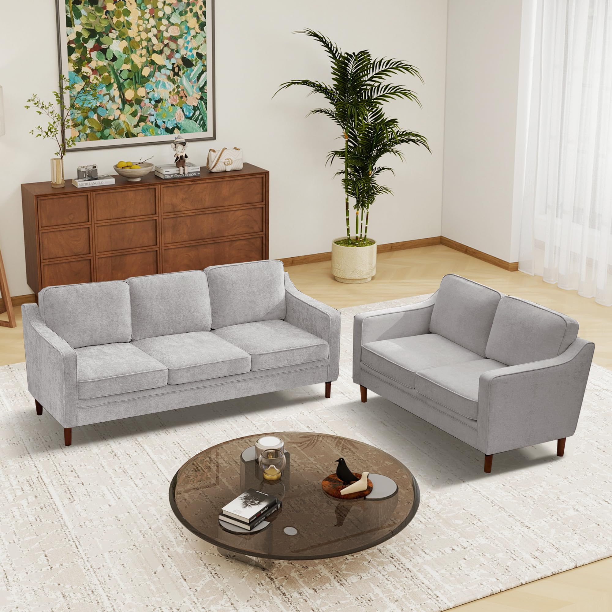 Kingfun Chenille Modern Set
