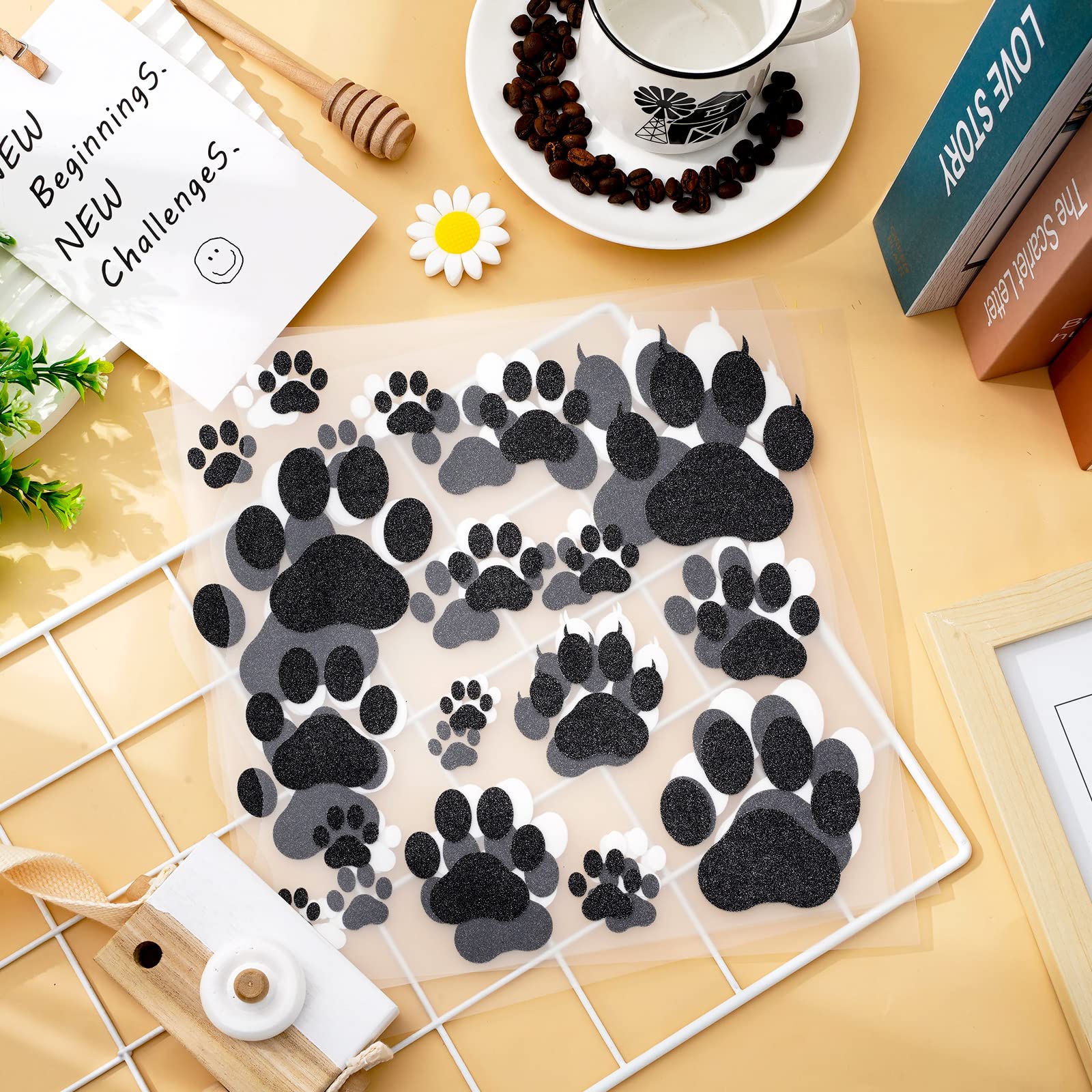 Parches De Perro Verde Para Manualidades Lote De 12 Parches Bordados De Pata De Perro Verde Para Planchar Sobre Ropa - Ideales Para Manualidades Parches Bordados Pata Perro
