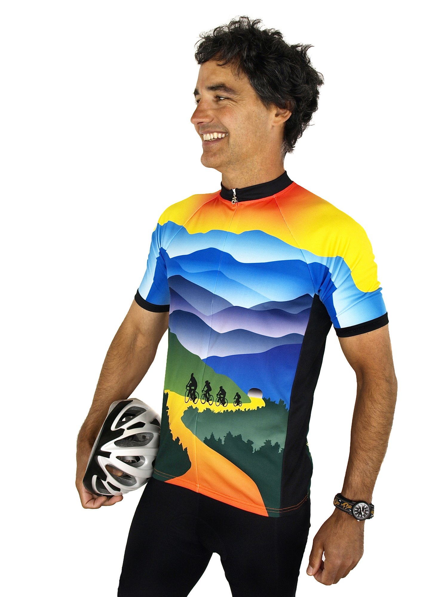 Free Spirit Wear Mountain Short Sleeve Cycling Jersey