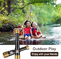 Vista 6 de 2 piezas de plástico pirata telescopio juguete portátil ajustable mini telescopio retro mini plástico pirata capitán telescopios monoculares juguete