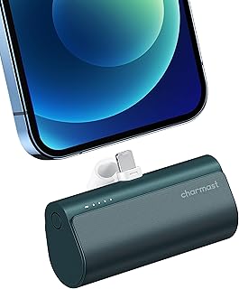 Charmast 5000mAh Mini Power Bank,20W PD Quick Charge Portable Charger iPhone Battery Pack Compatible with iPhone 14/13 Pro,Pro Max,12,12 Pro,12 Pro Max,11 Pro,XR,X,8,7,6 Plus,Airpods Pro etc.
