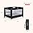 Dream On Me Zazzy Portable Playard with Bassinet in Black, Lightweight Packable and Easy Setup Baby Playard with Mattress and Travel Bag