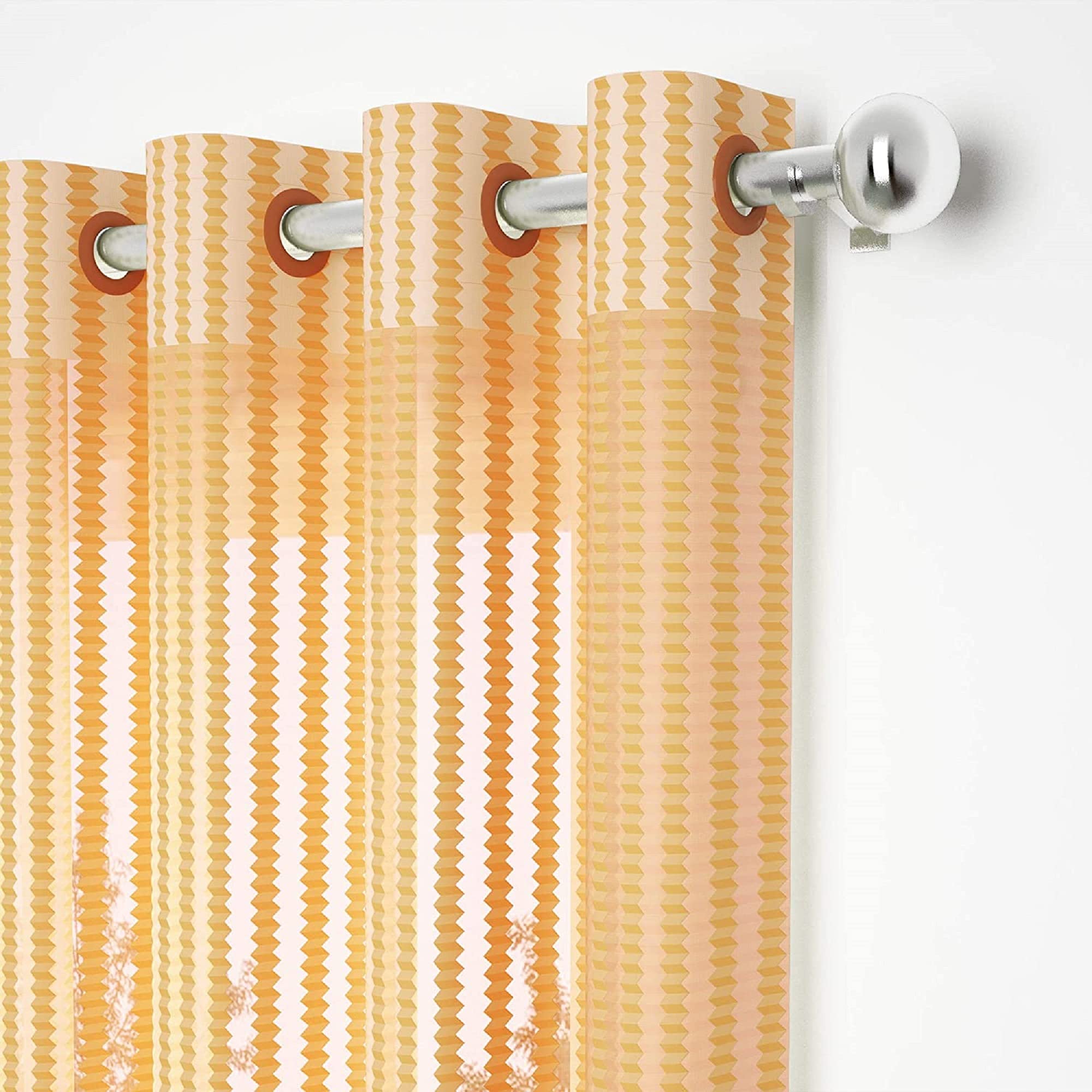 Curtain King Polyester Tissue Net Solid Pattern Grommet Curtains Curtain (9 Feet, Golden) (B08CZR1CCT) Amazon Price History, Amazon Price Tracker