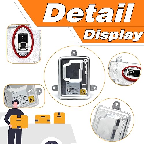 Miniatura 4 de 130732931515 Módulo de unidad de control de balasto de faro de xenón compatible con Dodge Dart Cadillac CTS XTS, para Chevy Camaro Land Rover