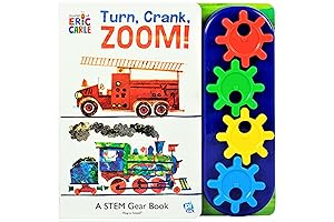 Eric Carle's Turn, Crank, Zoom! A STEM Gear Sound Book - Enchanting...