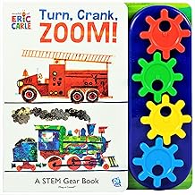 World of Eric Carle, Turn, Crank, Zoom! A STEM Gear Sound Book - PI Kids