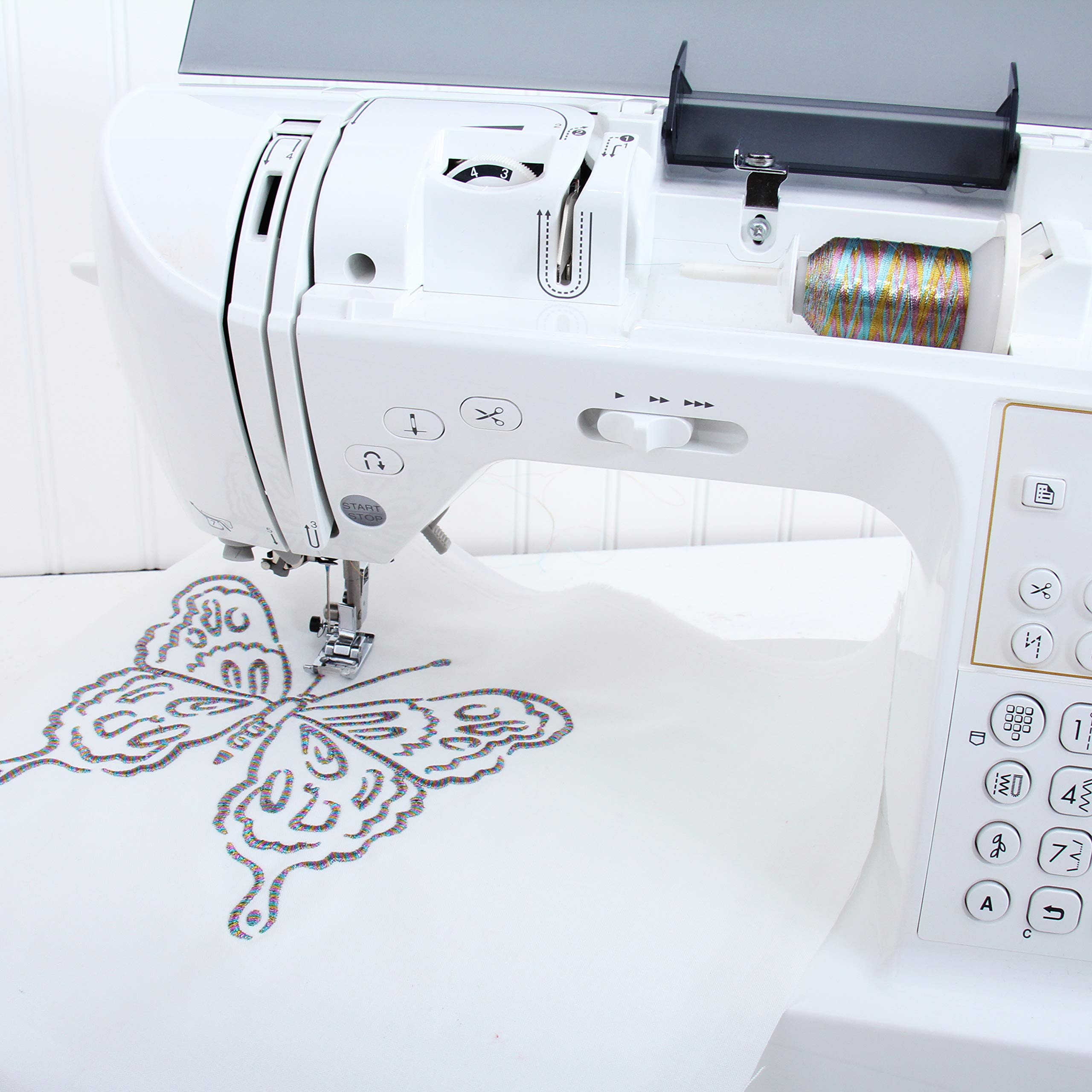 Threadart Hilo metálico – 500 m – 25 Colores