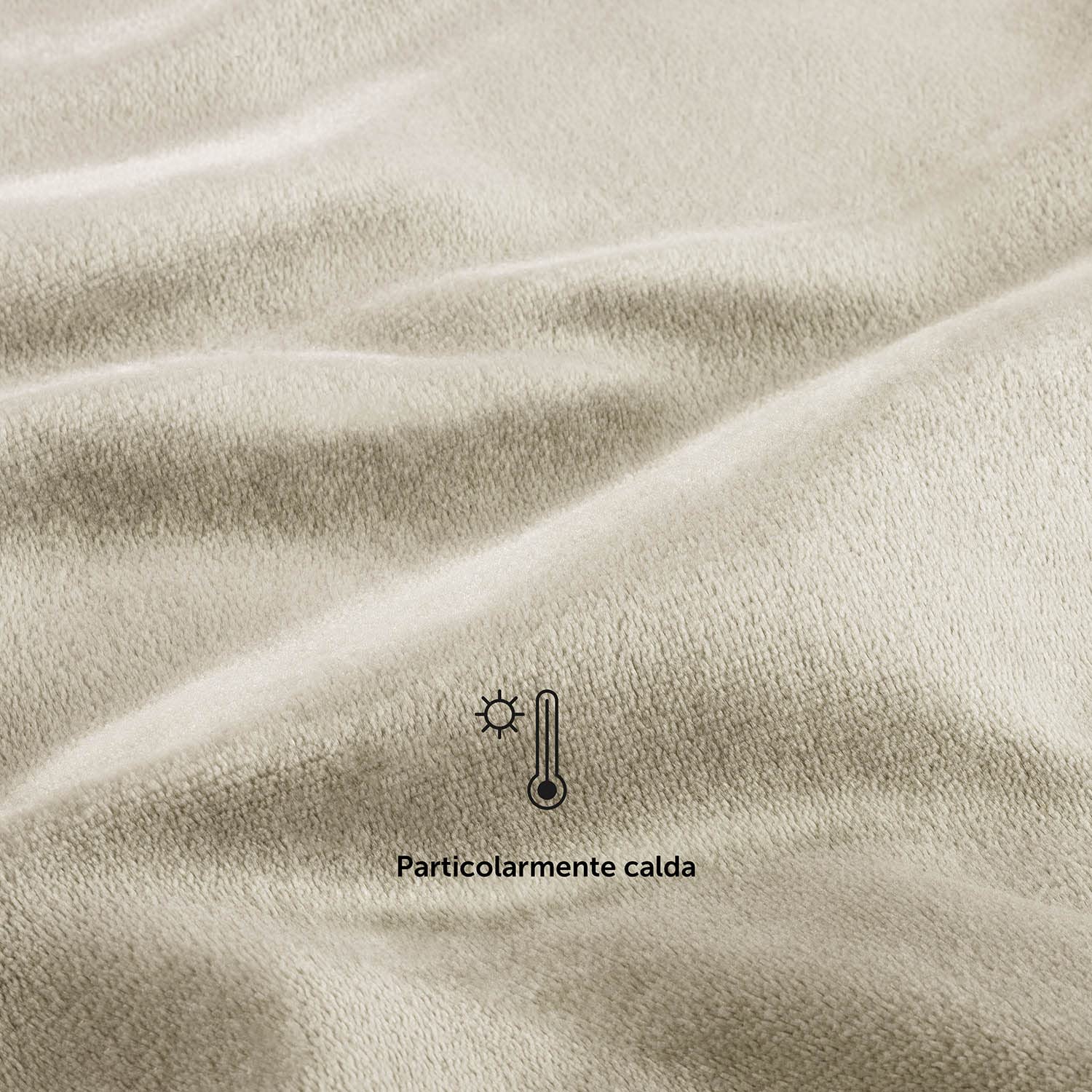 Blumtal Coperta Pile 270x230cm - Coperta Plaid divano super morbida - Coperta Divano certificata OKEO-Tex - color sabbia
