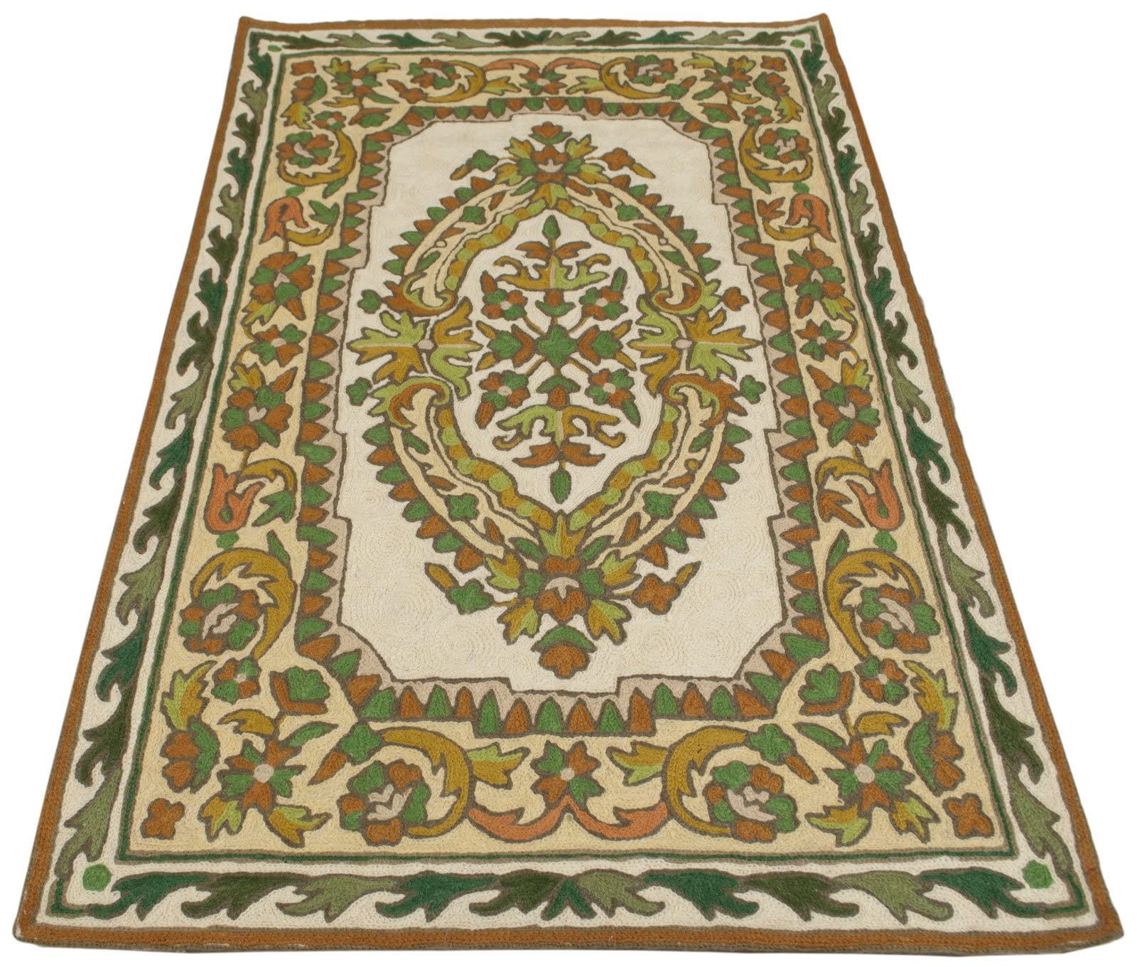 India Kilim Indo Suzani Ghelem Alfombras Teppich CM 90x60