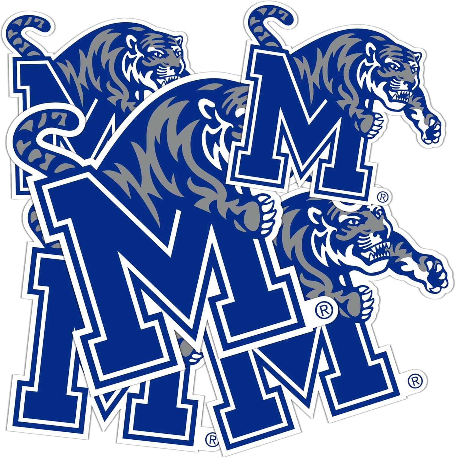 Desert Cactus University of Memphis Sticker Tigers UM Vinyl Decals Laptop Water Bottle Car Scrapbook T3 (Type 3-1)