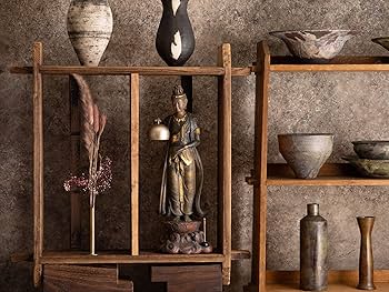 音声菩薩像  　喜多敏勝  ブロンズ製　　天上の音色 音声菩薩像 喜多敏勝 ブロンズ製 天上の音色