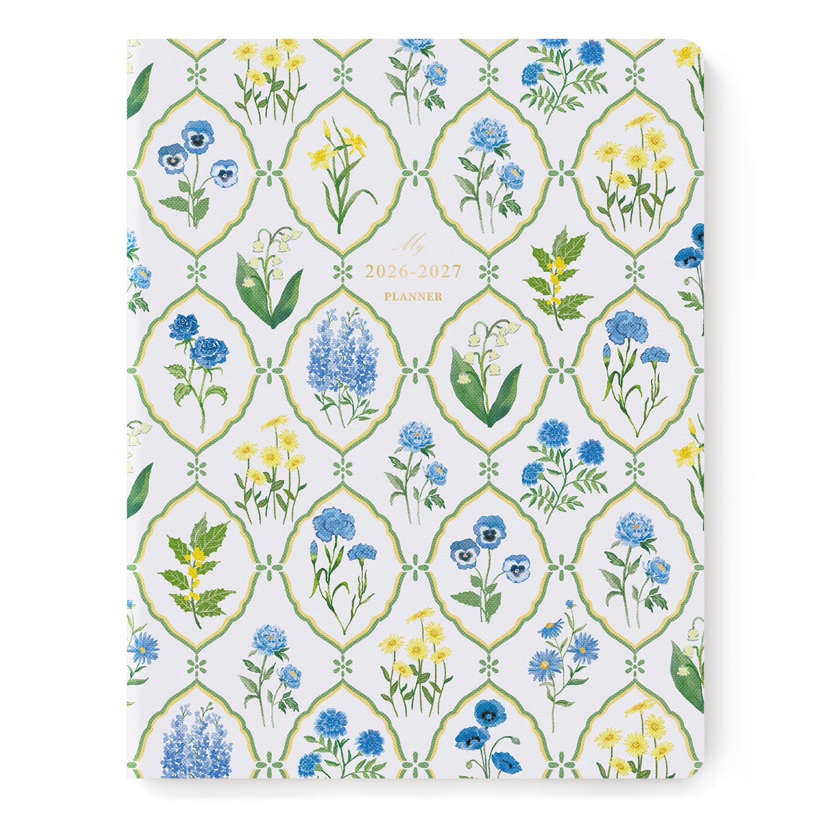 Jotsome - Agenda mensile 2026-2027, 18 mesi, da gennaio 2026 a giugno 2027, 21,6 x 27,9 cm, rilegatura da cucito, copertina morbida, planner personale giornaliero mensile per piano scolastico, studio