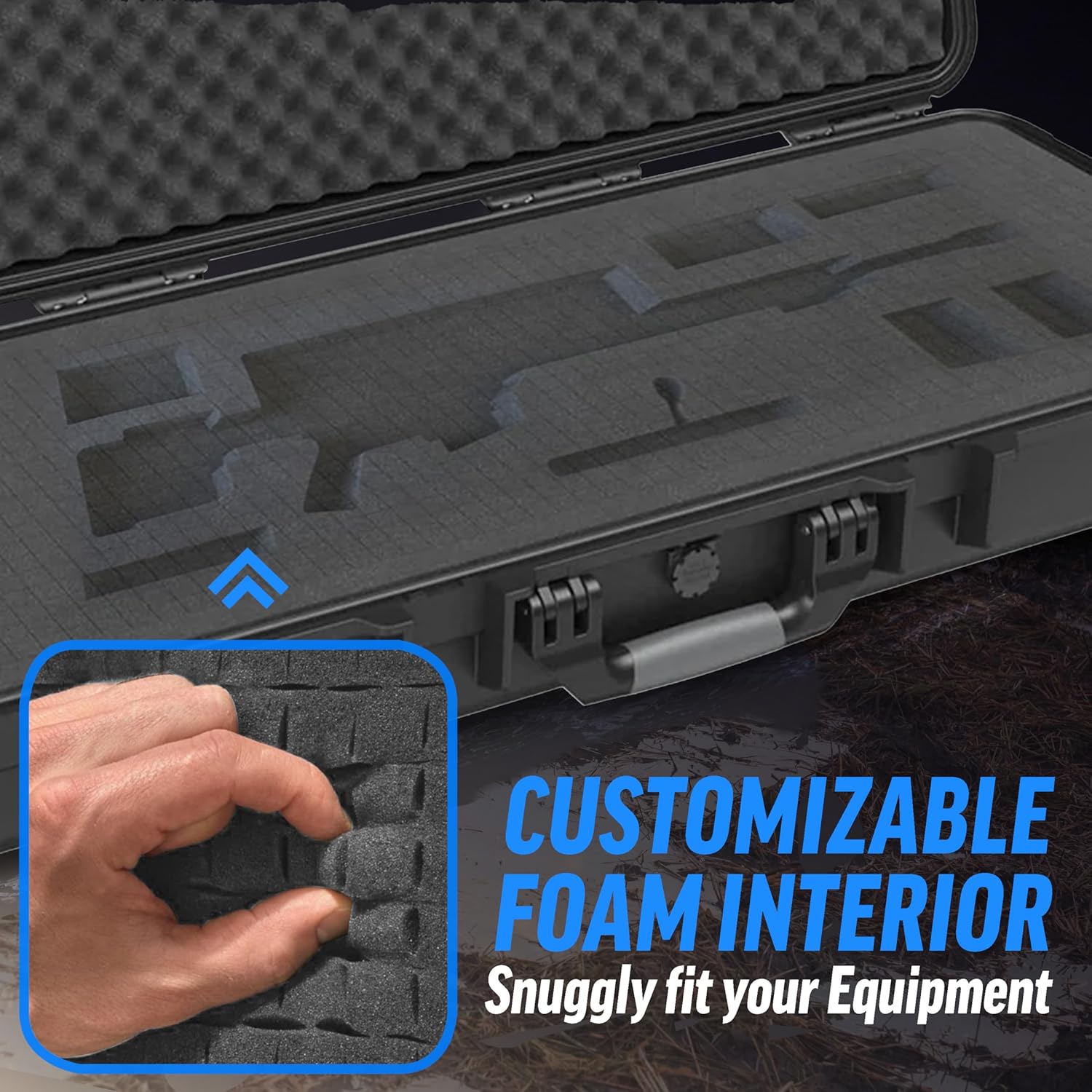 BluBox TSA Approved Rifle Carry Case - Waterproof Long Case