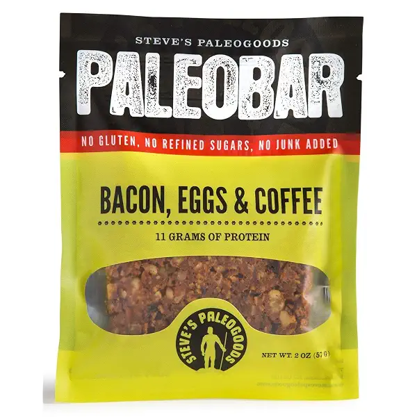 STEVES PALEOGOODS Bacon; Egg & Coffee PaleoBar, 2 OZ 1