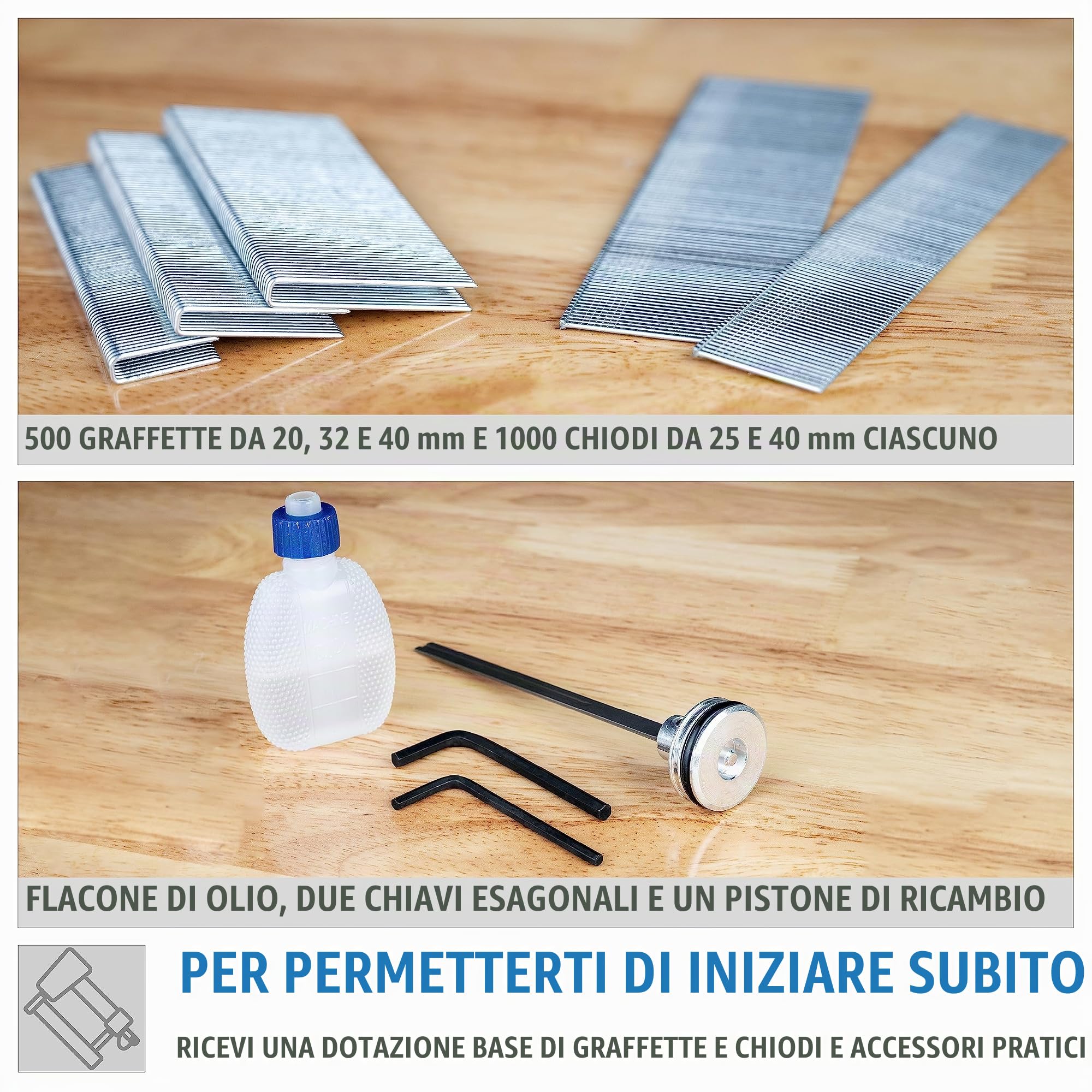 Güde - Graffatrice/Chiodatrice pneumatica