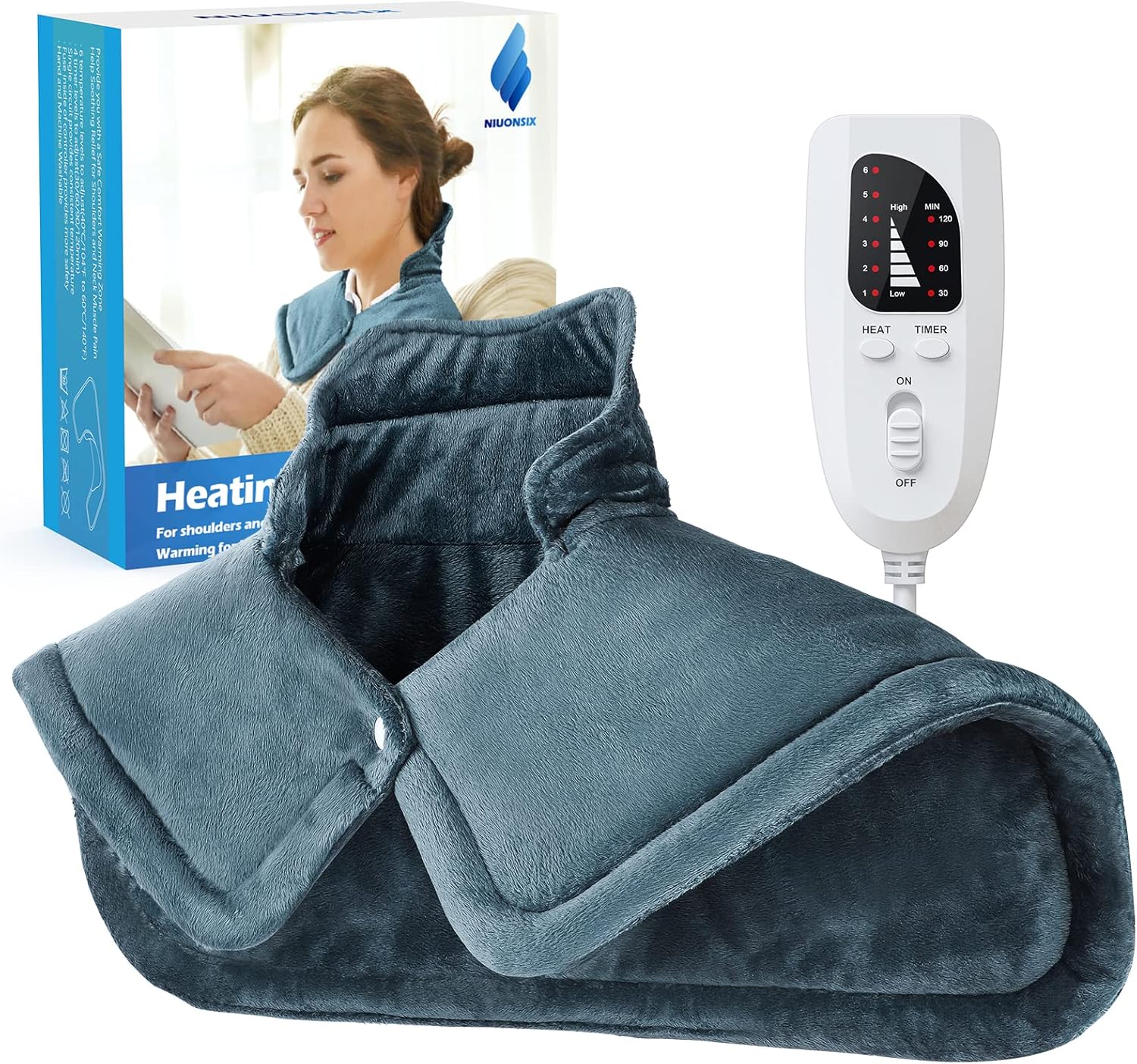 2lb Weighted Neck & Shoulders Heating Pad