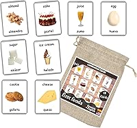 Vista 8 de Tarjetas didácticas bilingües en español inglés Tarjetas flash laminadas Elige tu conjunto (objetos del alfabeto)