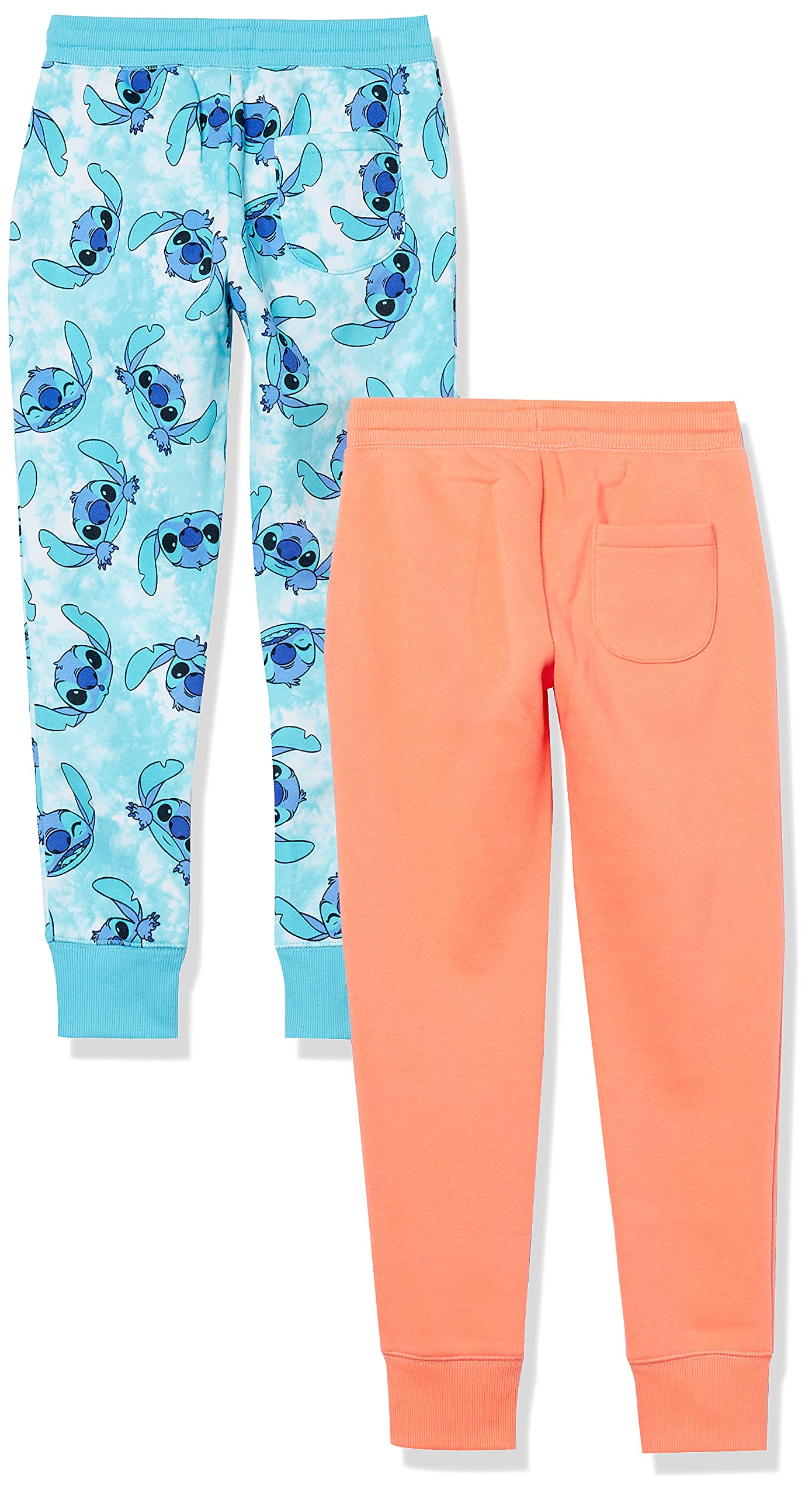 Amazon Essentials Disney | Marvel | Star Wars | Frozen | Princess Pantaloni Sportivi Jogger in Pile (precedentemente Spotted Zebra) Bambine e Ragazze, Pacco da 2