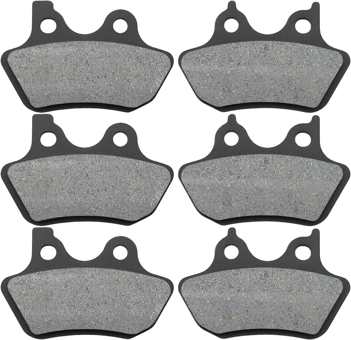 Front and Rear Brake Pads for Harley Davidson 2000-2007 Dyna Electra Glide Ultra Classic Street Glide Road King Fatboy Heritage Softail Night Train