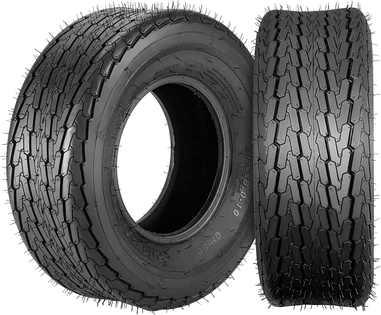 20.5X8.0-10 Trailer Tires, 20.5x8x10 Tire, Load Range E,10PR