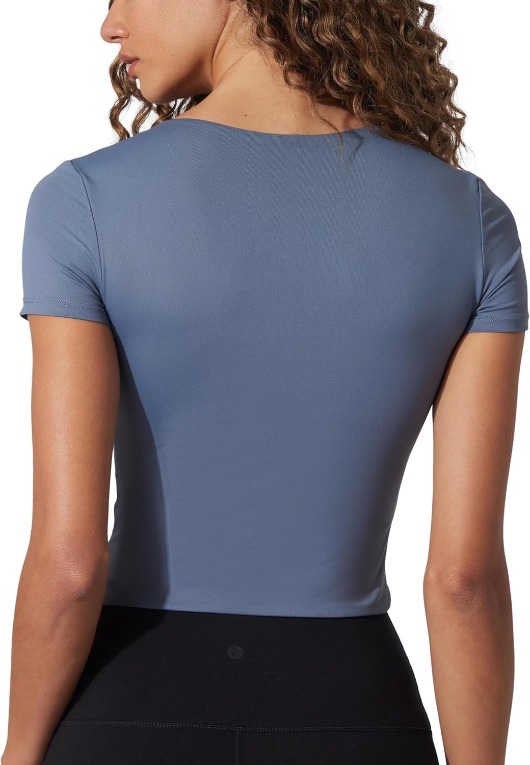 90 Degree By Reflex 2 Pack Contour Short Sleeve Shirt Crew Neck Tee - Image 4