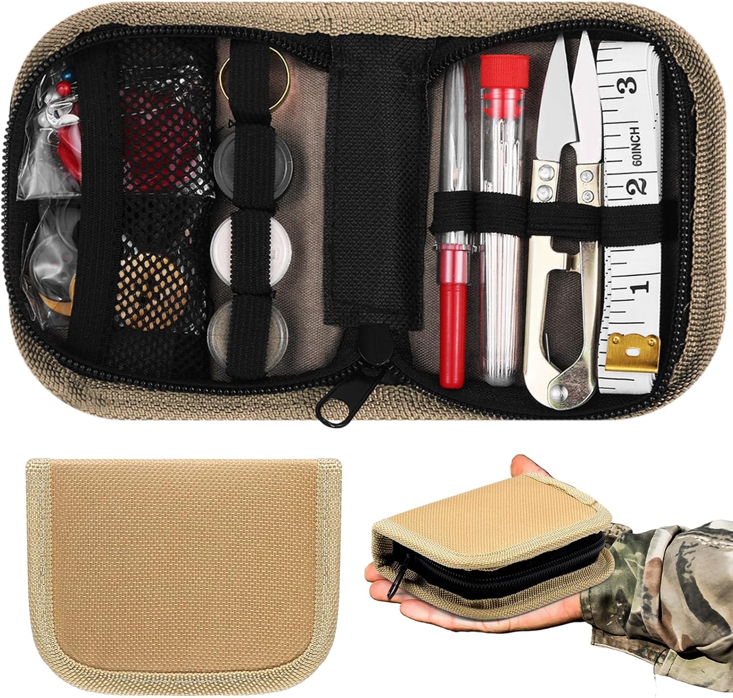Tactical Military Sewing Kit – Durable Portable Repair Tools for Travel Tactical Military Sewing Kit – Durable Portable Repair Tools for Travel