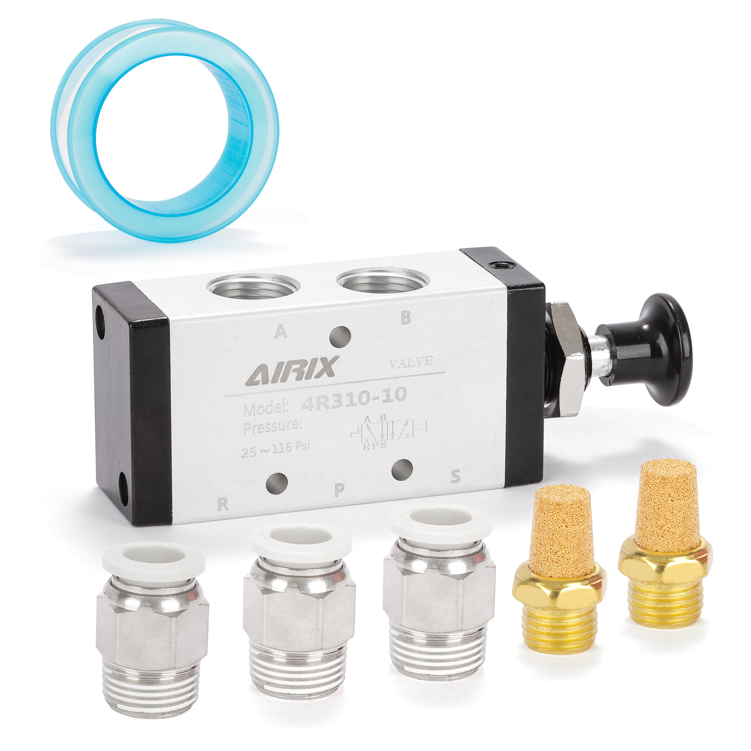 1/4" NPT Manual Control Valve 3R210-08, 3-Port 2-Position Hand Valve — Amazon image 11