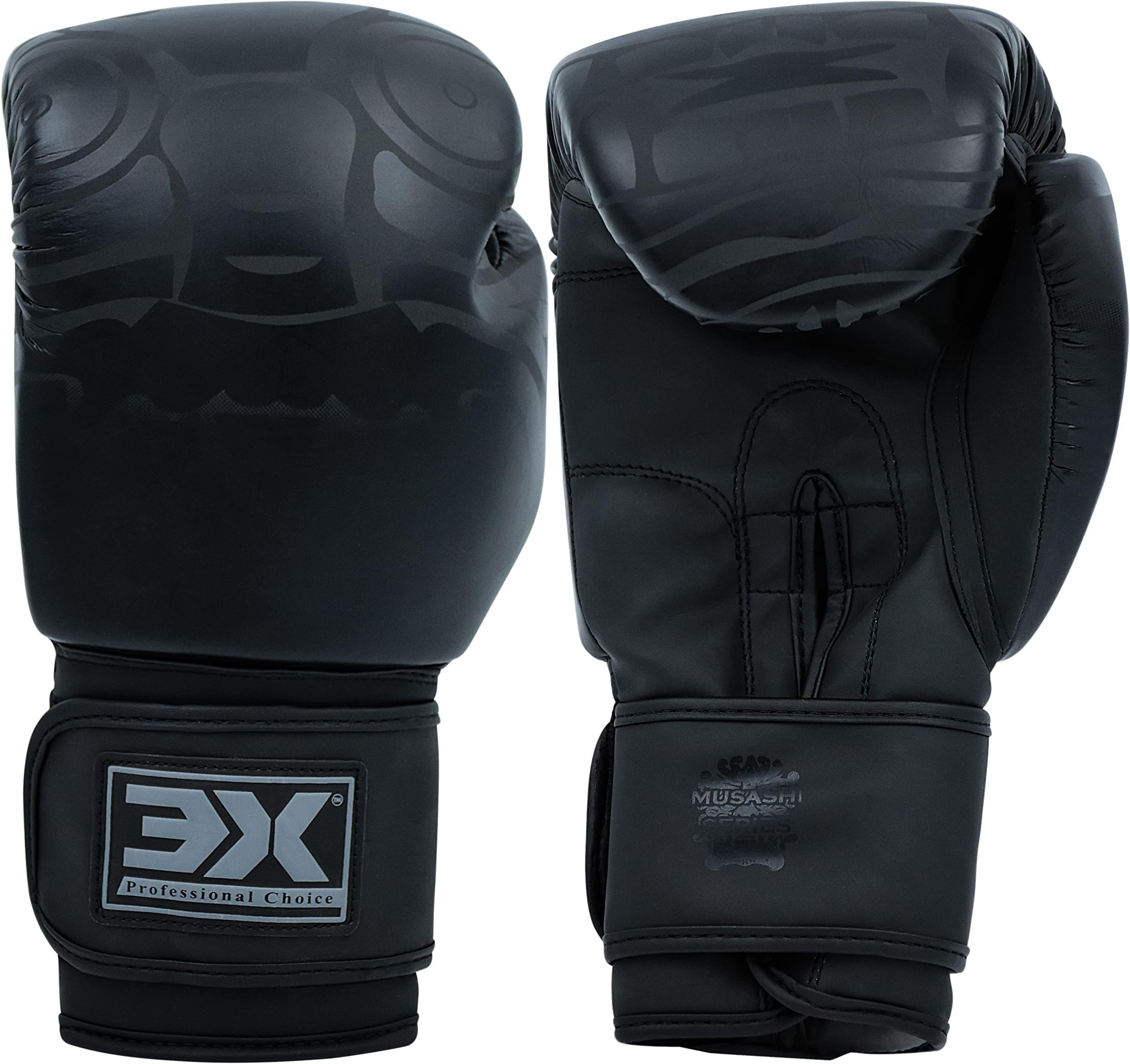 3X Sports Boxing Gloves Professional for Sparring Muay Thai Pro Training,Martial Arts,Kickboxing MMA, Sparring,Muay Thai Training Workout,Great for Speed Ball & Focus Pads Punching 8 10 12 14 16 Oz