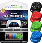 KontrolFreek No-Slip Poignées de la pouce universelles Edition pour Nintendo Switch Pro, PlayStation 4 (PS4), PlayStation 5 (PS5), Xbox One & Xbox Series Contrôleur X 8-Pack | Bleu/vert/rouge/noir