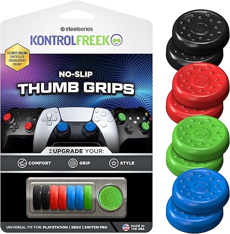 SCUF Gaming Unveils Valor Pro Wireless in Partnership with Oracle Red Bull Sim Racing 8 KontrolFreek No-Slip Thumb Grips | Universal Edition for Nintendo Switch Pro, PlayStation 4 (PS4), PlayStation 5 (PS5), Xbox One & Xbox Series X Controller | 8-Pack | Blue/Green/Red/Black