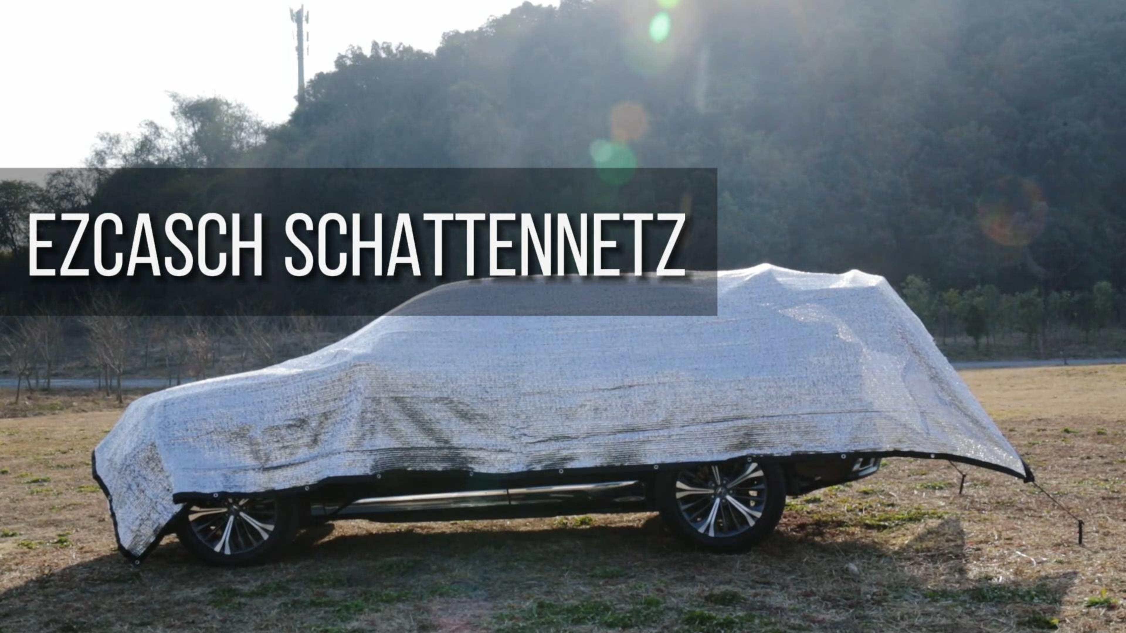 Schaduwnet auto voor honden, 3 x 5 m, 85% aluminium, schaduwnet als uv