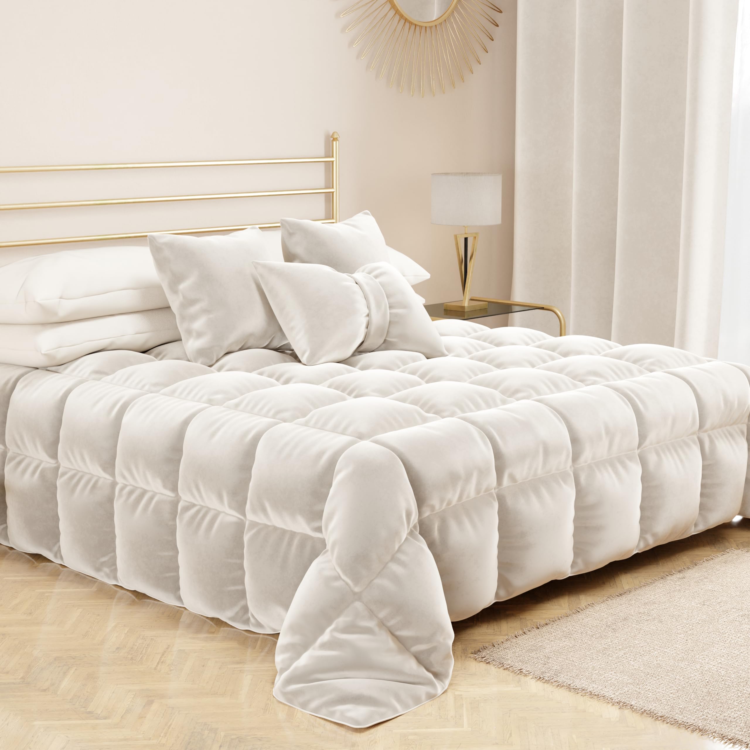 DREAMSTAR Cuscino 40x80 Cm Premium, Imbottitura 650g, Rigido Con Cerniera Regolabile, Lavabile 60°, Antiacaro
